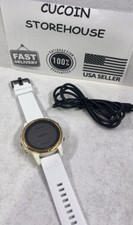 Garmin Fenix 5s Plus 42MM estojo tom ouro rosa/banda branca Carrera 010-01987-06 comprar usado  Enviando para Brazil