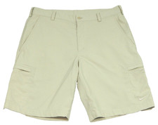 Shorts Nike masculino GOLF Dri-Fit marfim carga chino etiqueta e tamanho medido 32 comprar usado  Enviando para Brazil