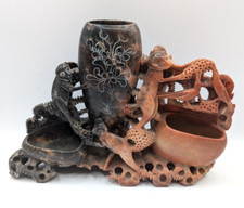 Large soapstone carved for sale  Kingman