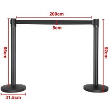 Retractable belt stanchion for sale  IPSWICH