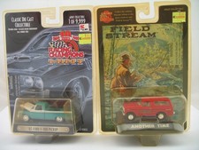 2 Racing Champions 1:64 Ford Modelos: 1965 F-100 Pickup Truck, Field Stream Bronco comprar usado  Enviando para Brazil