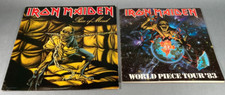 Iron Maiden "Piece of Mind" Vinil Original Press & World Piece Tour '83 Programa comprar usado  Enviando para Brazil