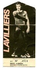 Bernard lavilliers billet d'occasion  Vertou
