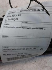 Usado, Conjunto de lanterna traseira esquerda usado serve: 2016 Audi Audi a3 conversível quarto painel comprar usado  Enviando para Brazil
