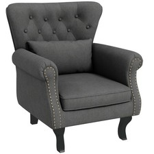 Homcom wingback armchair for sale  GREENFORD