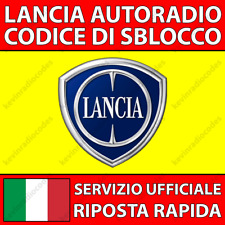 Lancia radio codice usato  Roma