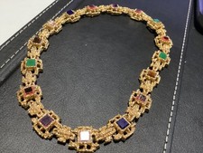 Vintage collier multocolore d'occasion  Expédié en Belgium