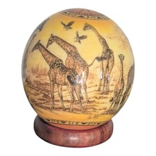 Decoupage ostrich egg for sale  Findlay