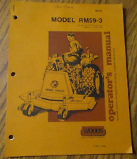 Woods rm59 rear for sale  Elizabeth