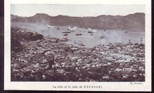 Usado, 1924  --  JAPON   VILLE ET RADE DE NAGAZAKI  VUE HAUTE  W072 comprar usado  Enviando para Brazil