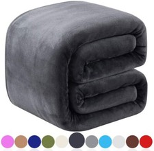 Fleece blankets queen for sale  Mccordsville