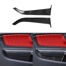Usado, Acabamento da tampa do painel da porta frontal interior de fibra de carbono real para Ford Mustang 2015-20 comprar usado Usado, Acabamento da tampa do painel da porta frontal interior de fibra de carbono real para Ford Mustang 2015-20 comprar usado  Enviando para Brazil