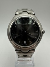 Kenneth Cole KC3184 relógio unissex 35mm mostrador preto aço inoxidável BATERIA NOVA comprar usado  Enviando para Brazil