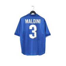 1997/98 MALDINI #3 Itália Vintage Nike Home Camisa de Futebol (L) Copa do Mundo 98 comprar usado  Enviando para Brazil
