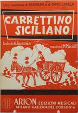 Spartito musicale carrettino usato  Sarzana