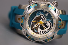 INVICTA NFL Masculino 52,5mm Aço Inoxidável + Alumínio Amarelo + Azul Claro comprar usado  Enviando para Brazil