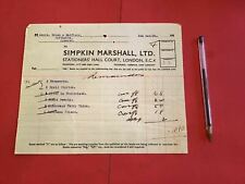 Simpkin marshall ltd for sale  HOVE