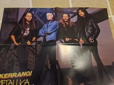 Vintage 59x42cm METALLICA / AXL ROSE GUNS N ROSES POSTER Kerrang JASON NEWSTED  comprar usado  Enviando para Brazil