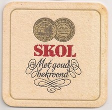Skol - tapete de cerveja vintage "Met goud Bekroond" comprar usado  Enviando para Brazil