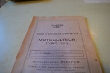 Motor culture bouyer d'occasion  Expédié en Belgium