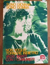 Manifesto poster partito usato  San Lazzaro di Savena