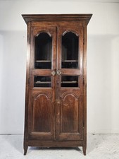 Bibliothèque vitrine chêne d'occasion  Reims