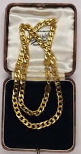 Vintage necklace curb for sale  NOTTINGHAM
