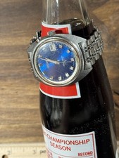 Vintage Nov/1968 Seiko 4005-7000 Bell-Matic Relógio Moldura Azul Rara Funciona Ótimo comprar usado  Enviando para Brazil