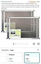 Fenestrelle expandable window for sale  PINNER