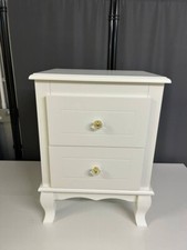 White drawer bedside for sale  ALTRINCHAM