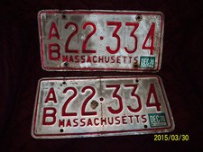 Masschusetts mass.ma.78 licens for sale  Foxboro