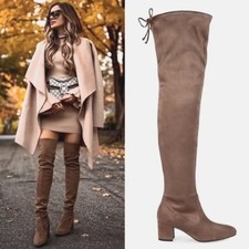 Botas femininas 5050 Yuliana acima do joelho tamanho 9M marrom comprar usado  Enviando para Brazil