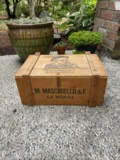 Vintage Raro M. Mascarello La Mora Caixa de Vinho de Madeira Italiana Vinhedo Itália comprar usado  Enviando para Brazil