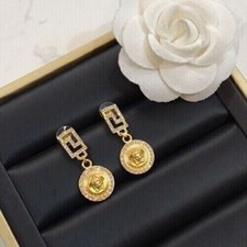 Versace gold dangle for sale  USA