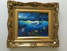 Dolphins ocean scene for sale  Massapequa Park