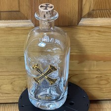 Bumbu Rum 750ml garrafa vazia cortiça artesanato ossos piratas decantador transparente, usado comprar usado  Enviando para Brazil