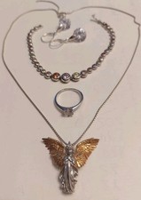 Schutzengelkette modeschmuck s gebraucht kaufen  Berlin