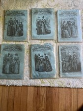Collection Of 6 Antique Young Ladies Journal 1890-1891 Fashion Advertising segunda mano  Embacar hacia Mexico