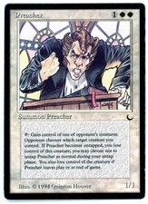 1X PREACHER [DRK - THE DARK] - MTG CARTÃO DE LISTA DE RESERVA VINTAGE [JOGO MODERADO] comprar usado  Enviando para Brazil