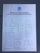 Brochure gamme minolta d'occasion  Gradignan