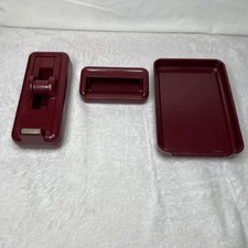 Vintage burgundy desk for sale  Keystone Heights