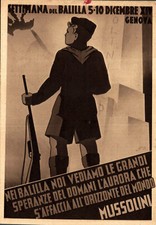 Fascismo genova settimana usato  Stella