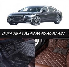 Automatten Nach maß für Audi A1 A3 A4 A5 A6 A7 A8 Luxus Fußmatten Wasserdicht comprar usado  Enviando para Brazil