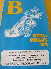 Barrow bombers crewe for sale  SOUTHEND-ON-SEA
