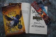 AF Steadman - Skandar and the Chaos Trials - Signed first edition with extra comprar usado  Enviando para Brazil