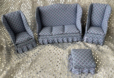 Upholstered doll house for sale  Warrington
