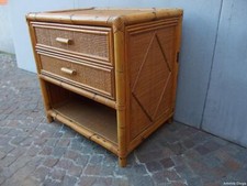 Comodino vimini due usato  Borgo San Dalmazzo