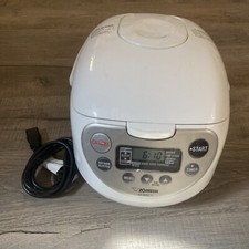 Panela Zojirushi 5,5 xícaras de arroz difusa branca NS-WSC10 funcionando/frete rápido grátis. comprar usado  Enviando para Brazil