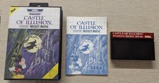 1990 Sega Master System Castle of Illusion Mickey Mouse CIB *EXEMPLO DE ALTA QUALIDADE* comprar usado  Enviando para Brazil