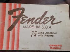 Fender amplifier 1980 for sale  LINCOLN